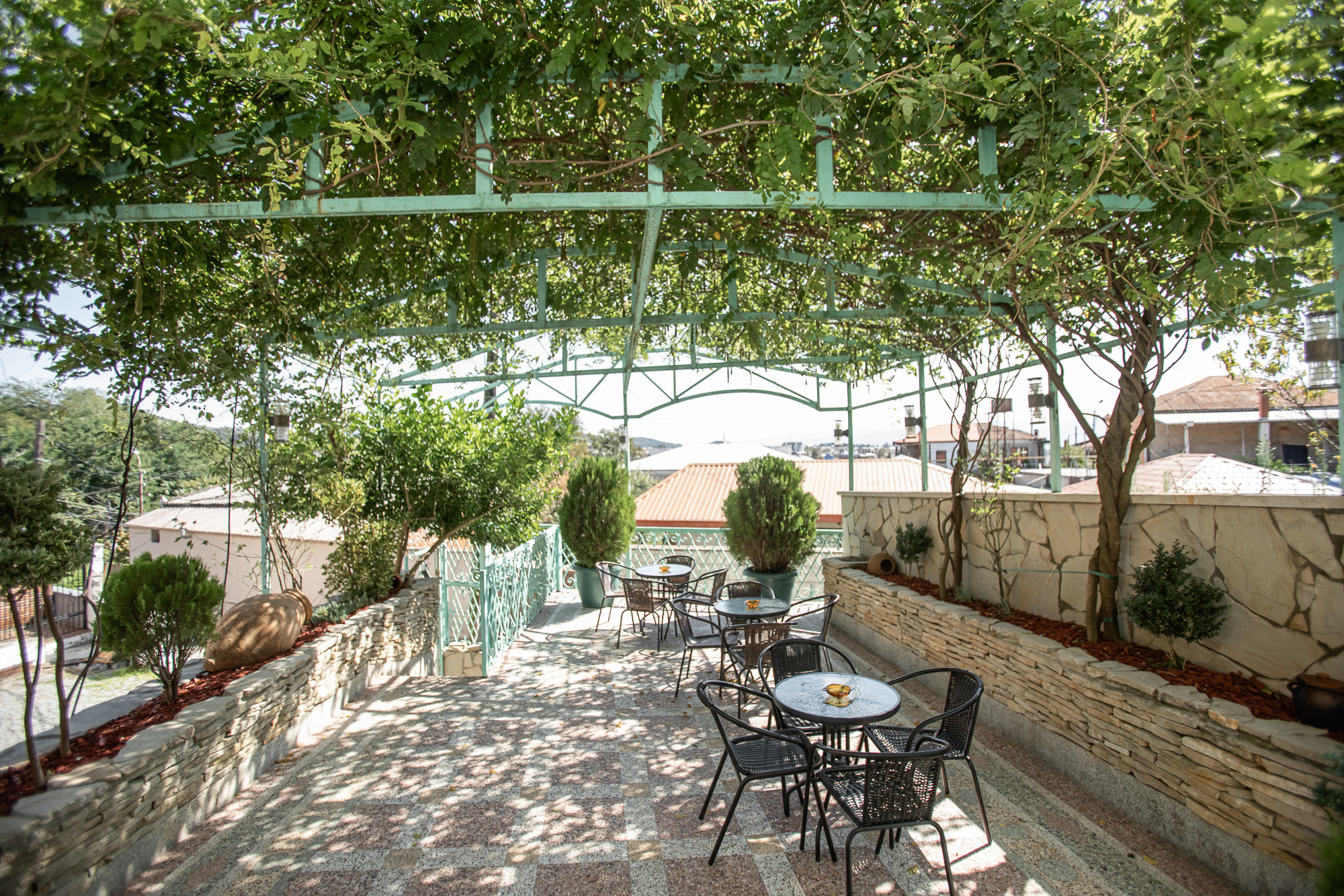 Evening Courtyard Atmosphere